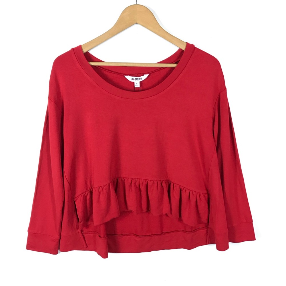 Jack by BB Dakota wide sleeve red sweater